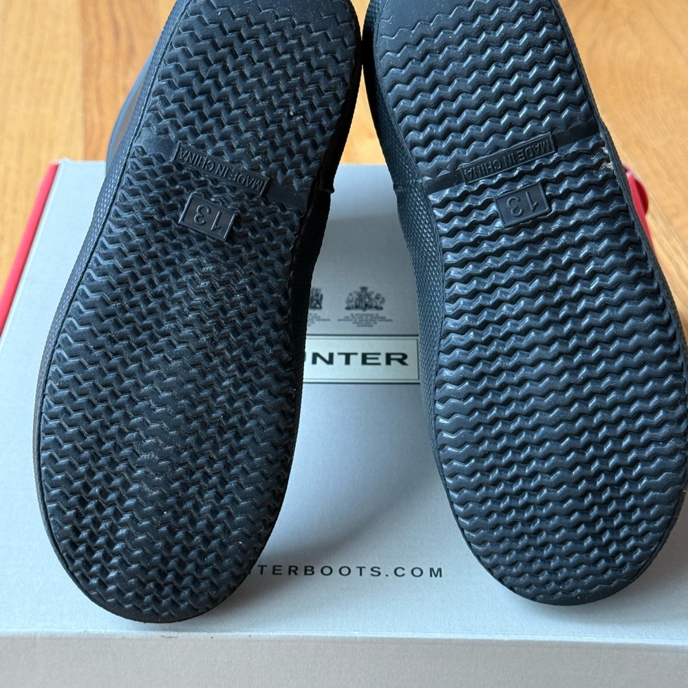 Hunter Kids First Classic Black Waterproof Boots - Picture 4 of 7